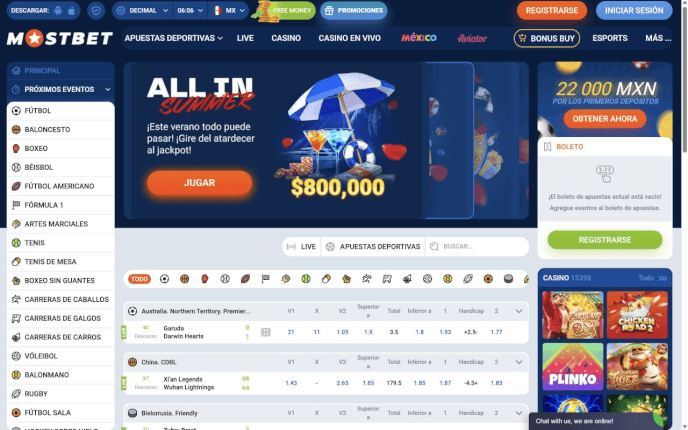 Mostbet sitio web