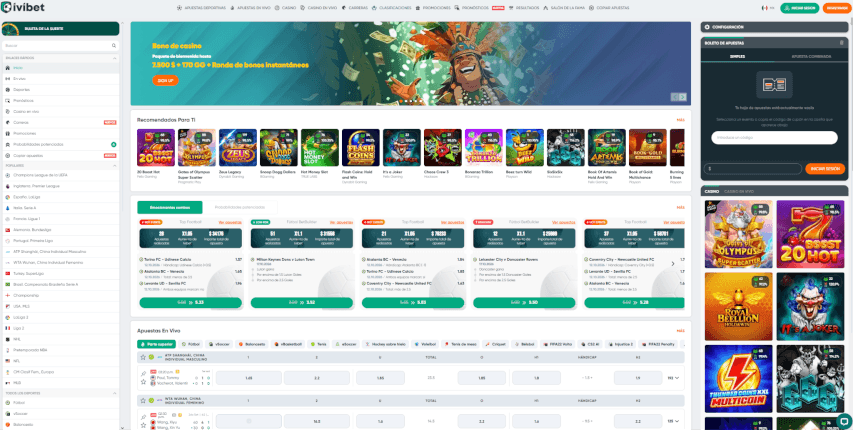 Página web de Ivibet
